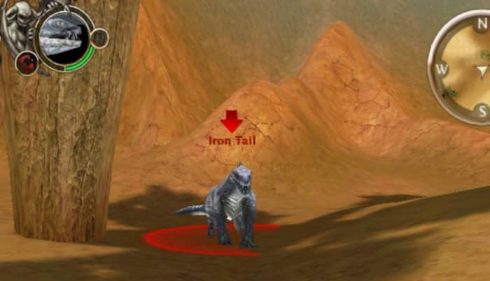 Iron Tail is usually found snoozing under one of the rare trees in The Great Desert.