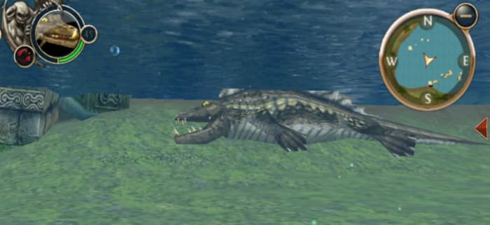 Oasis Peace Breaker swims in a pond not to gar from Sdukar, Great Desert.
