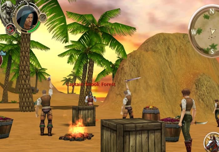 Buccanners who drop high quality armor scraps. Captin Snook Forest.