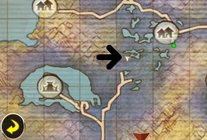 Glimmermoor Mount Location in the Swamp of Wyrms.