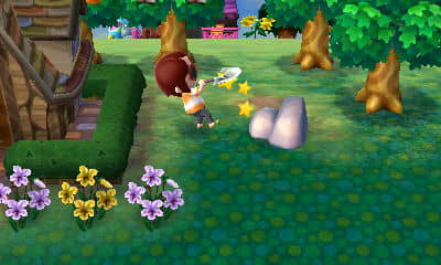 Careful - when you hit a rock with your shovel, you will experience a little bounce-back!