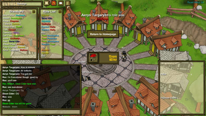 In this game, there was either an Arsonist or a Mafia left. As he wasn't doused, the Mayor could safely lynch either of them, without fear of being burnt or killed.