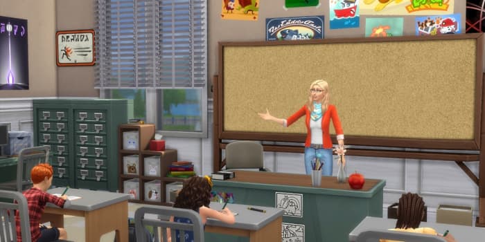 Have your Sims be a teacher with Cubic's Education Career! (click the link below the picture to go to the download page)