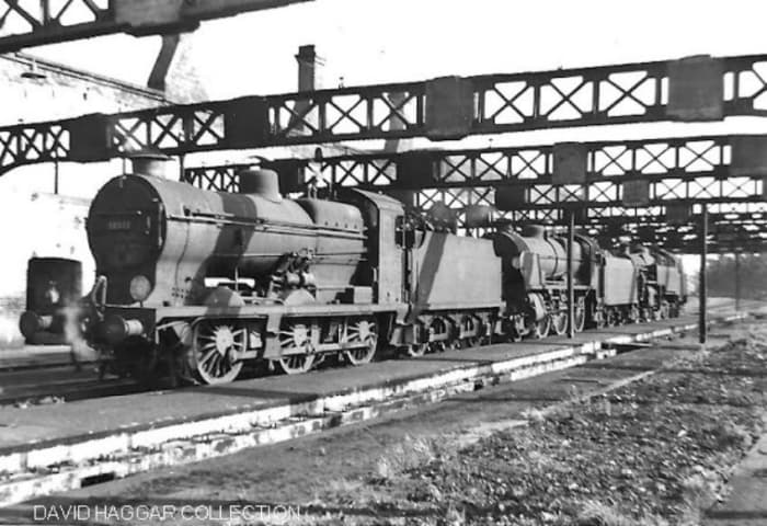 Eastbourne shed with a number of elderly tender classes in view
