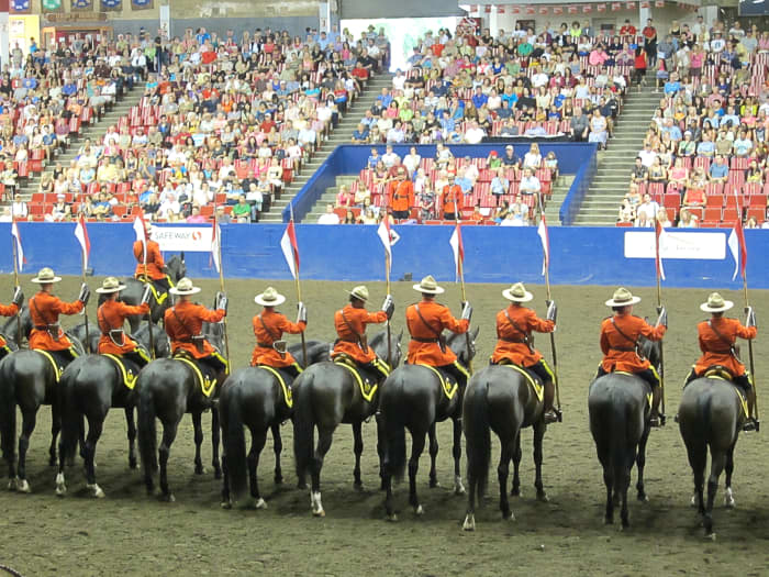 Introducing a large cast of characters such as the riders or horses at the RCMP Musical Ride is not a good idea in flash fiction.