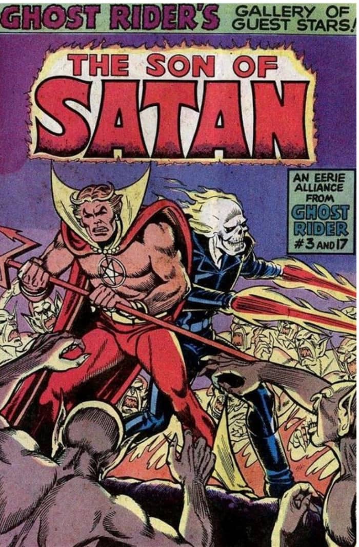 Daiman Hellstrom, aka The Son of Satan, embodied all of the devil spawn Marvel could get from Rosemary's Baby and The Ghost Rider - what happens when you make a deal with the Devil.