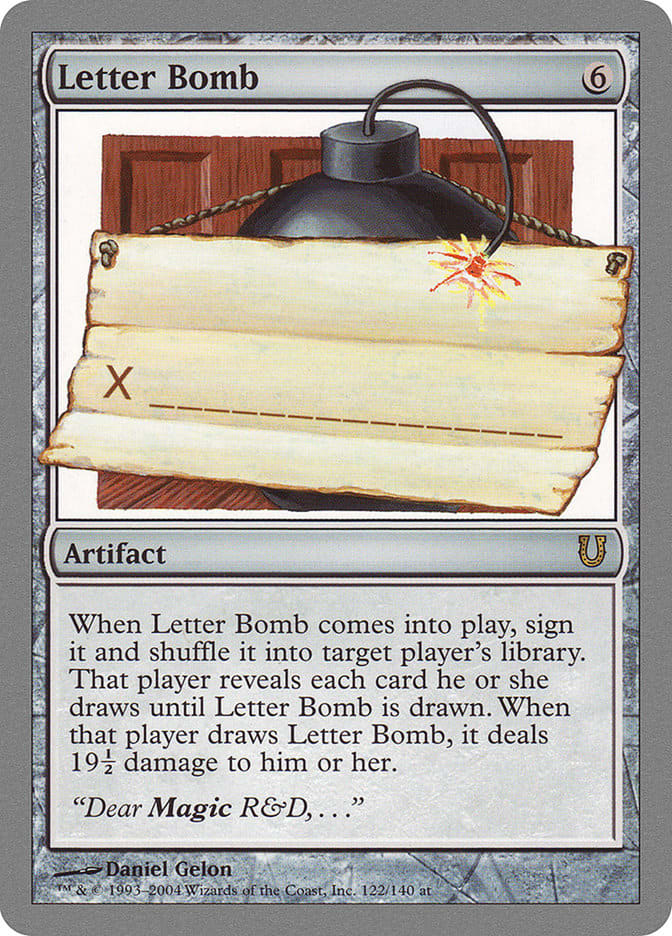 Letter Bomb mtg