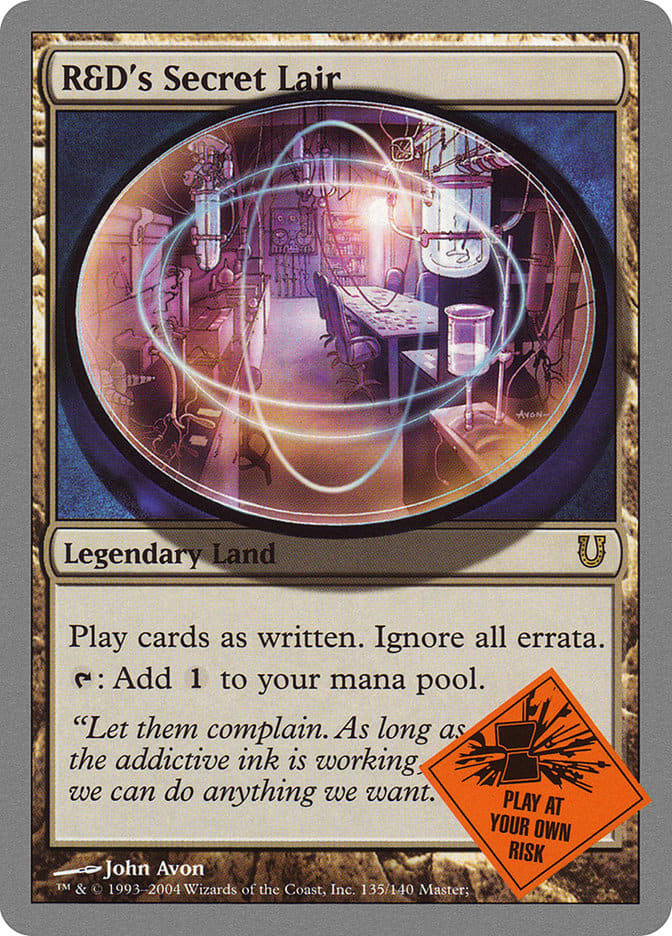 R&D's Secret Lair mtg