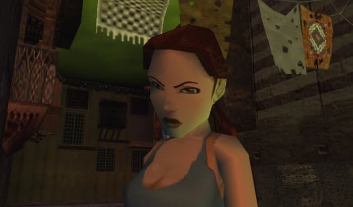 A screenshot of Lara in Tomb Raider: The Last Revelation, uploaded by user Wagnike2 on Tomb Raider wikia.
