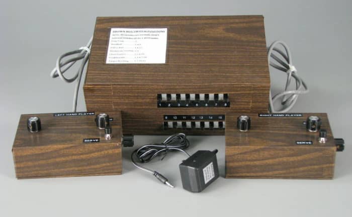 Replica of Ralph H. Baer's "Brown Box" Video Gaming Console, it was the first ever video gaming console system ever produced.