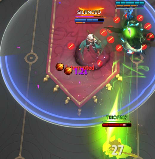 Capture Point secured 3/4 of the way (blue line). If an enemy steps inside the circle, the progress is halted as indicated by a lock symbol.