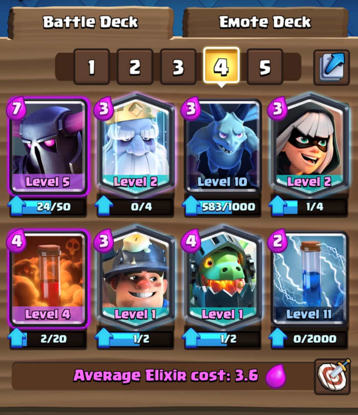 My Top 5 Clash Royale Decks Levelskip