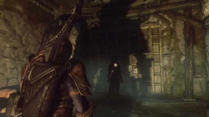  A chilling screen grab of Inigo with my old khajiit character.