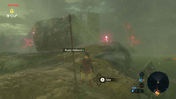 If any item is better than the one you're currently holding, it'll have an up arrow near its name.