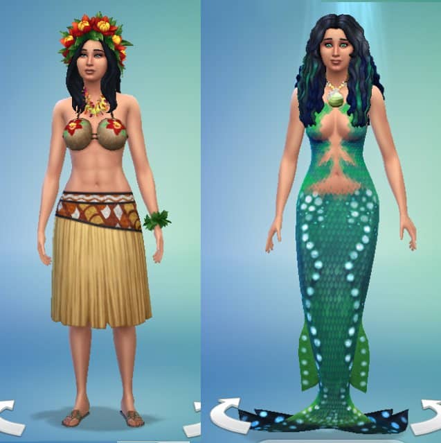 Now, your Sim can have a human and a mermaid form. Can you imagine the mixes between humans, aliens, vampires and mermaids now? Life is getting pretty exciting in the Sims universe.