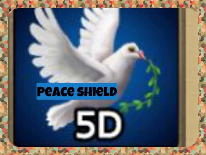Buffs help players level faster. Always keep a peace sield and VIP handy at all times.