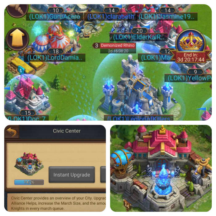 Learn to quickly level-up your "Blaze of Battle" Civic Center.