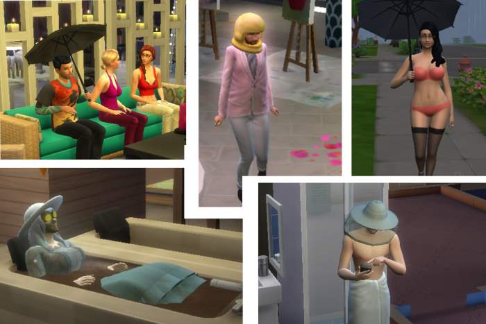 Sims are not very bright. Who knows why certain ideas and obsessions creep into their empty little heads? You gotta love them.