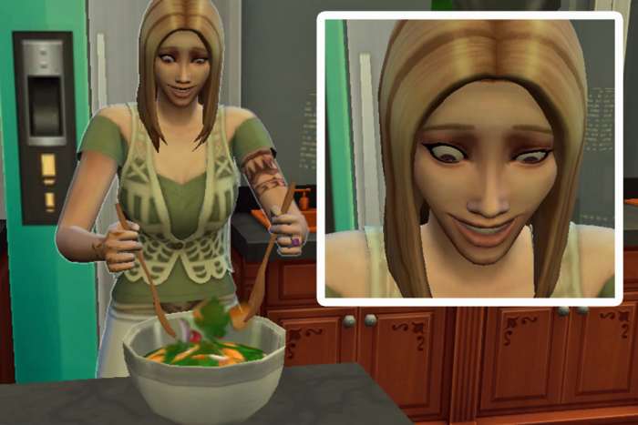 The Mad Saladist: Kinga is starting to go a little crazy from all the cooking.