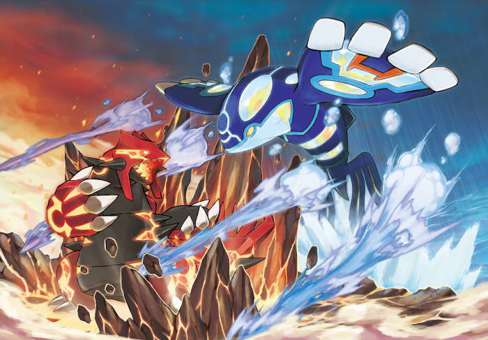 Kyogre and Groudon
