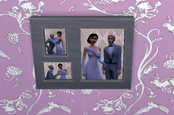 These photos are displayed in the new Collage Photo Frame from the "Moschino Stuff" pack.