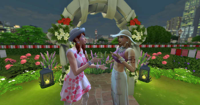 Casual outdoor weddings can be fun. Weddings don't have to be formal to be beautiful.