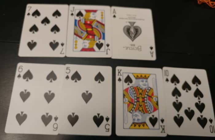 These are two flush examples. Keep in mind not all flushes are the same!