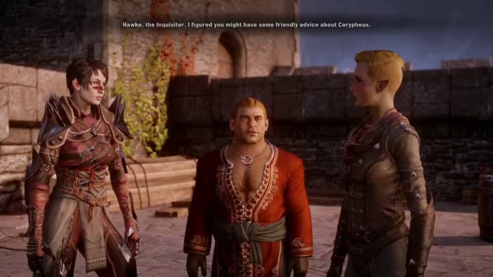 Hawke meets the Inquisitor in "Dragon Age: Inquisition." One of the most iconic moments in the series.