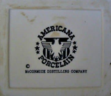 The American Porcelain Company made all the beautiful decanters for the McCormick Distilling Company, they had a wonderful workforce in Japan that did exquisite work.