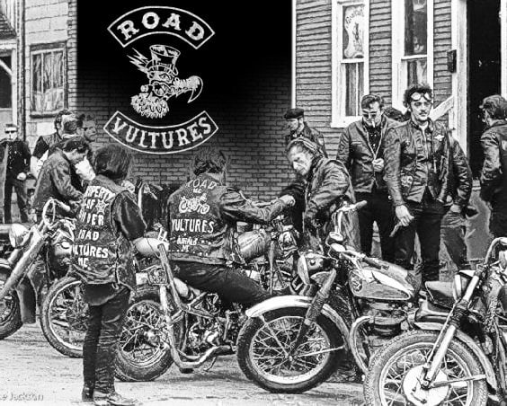 Hells Angels Buffalo, Road Vultures. These guys ARE NOT to be confused with The Masters of Meanness in my hub.