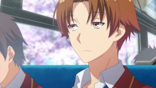 Kiyotaka Ayanokouji, the protagonist, transfers to a high school with very high entrance requirements, where students gain or love points based on their behavior.