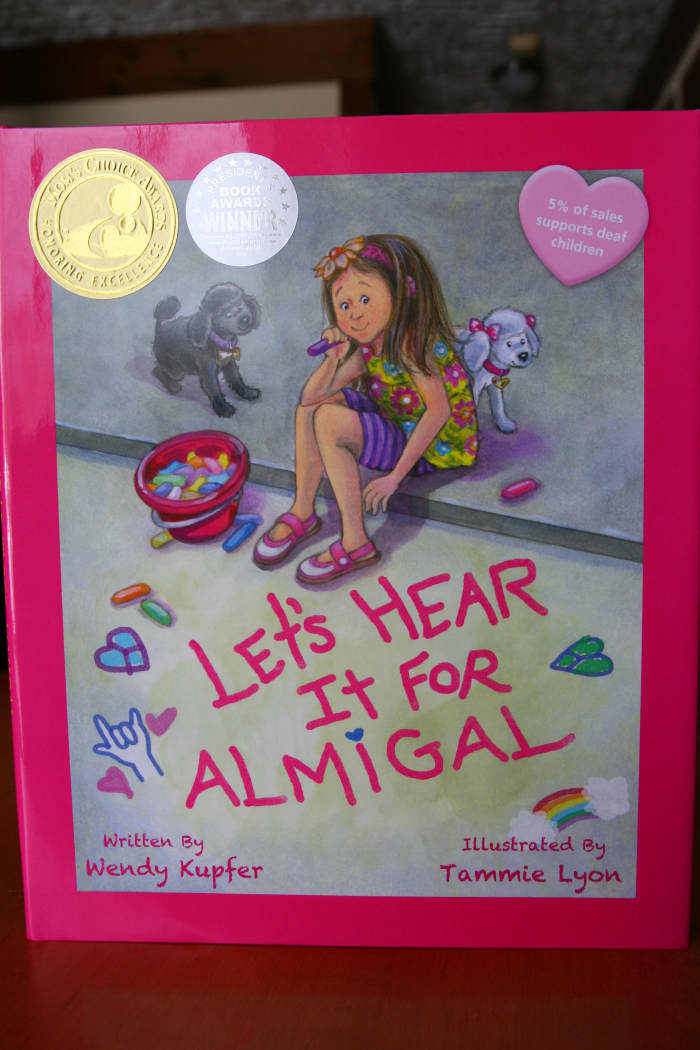 "Let's Hear It for Almigal" is a fun, sweet story about a little girl who wants to hear the birds chirping and her friend's "teeny tiny voice."