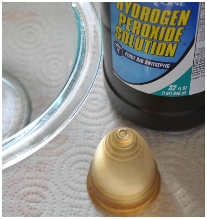 Collect the coins under your couch cushion and go get some hydrogen peroxide, stat.