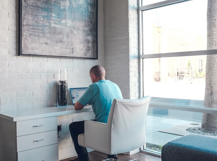 If you're in a job that allows you some flexibility, see if you're able to do some of your work remotely. Sometimes this is enough to lessen work-induced anxieties.