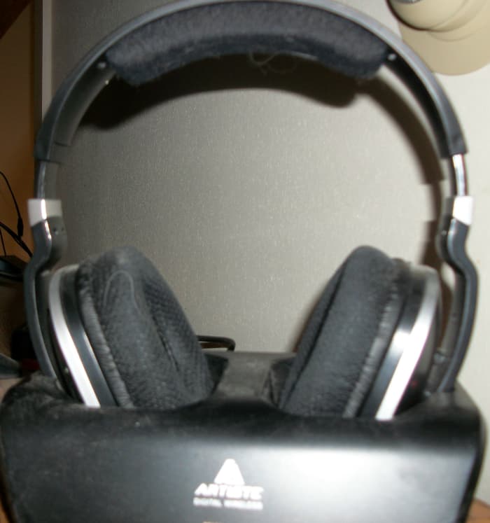 Wireless headphones that allow a hearing disabled person to be able to hear television with out disturbing other people with the loud volume