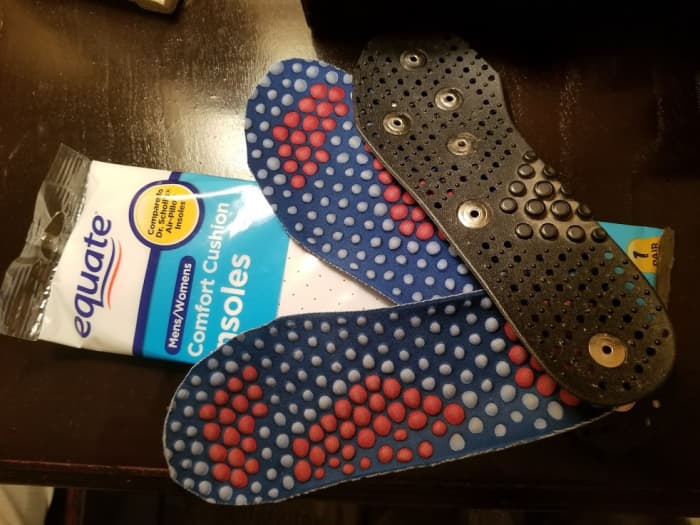 Insoles. People with chronic aching feet know these very well. How many have you gone through in the last six months?