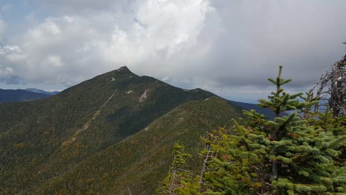 The view of the Beckhorn from the summit of Hough. The Beckhorn is just short of the summit to Dix Mountain.