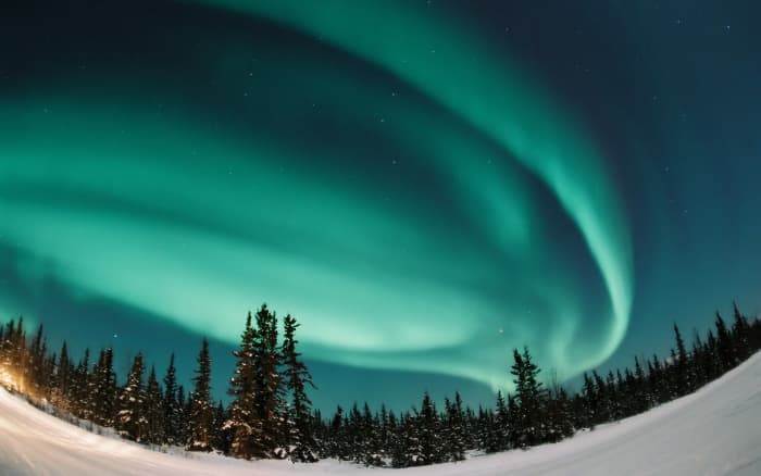 Many places in northern Europe, such as Tromso, Norway are prone to the occasional spectacular display of the Northern Lights.