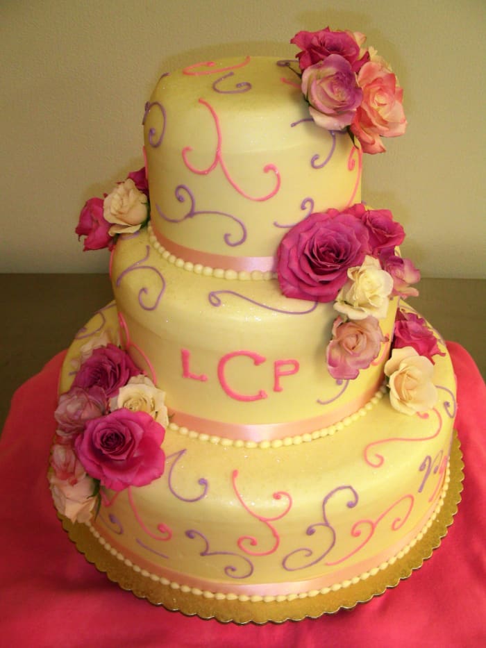 Baking and creating beautiful wedding cakes can be a good business.