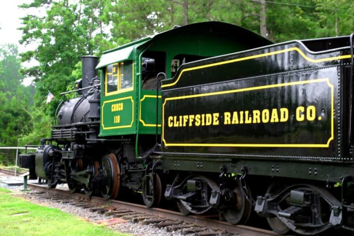 An antique train that has withstood the test of time.