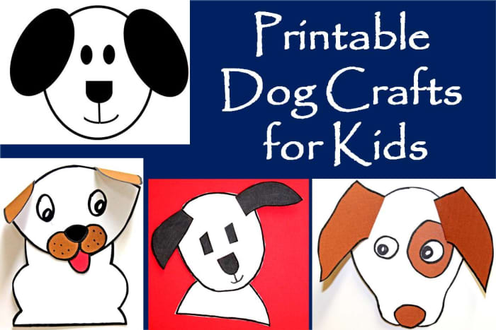 Printable Dog Patterns With Simple Shapes for Kids #39 Crafts FeltMagnet