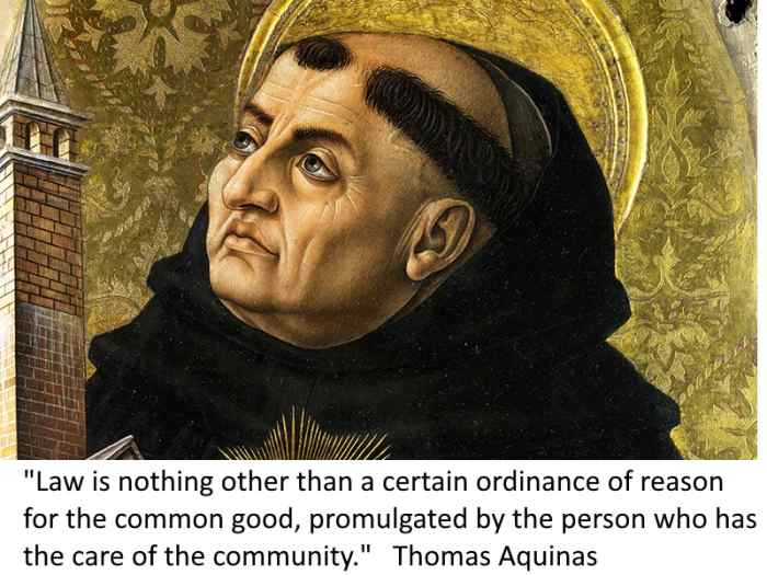 Thomas Aquinas saw reason as being the single most important factor in moral and ethical behaviour.