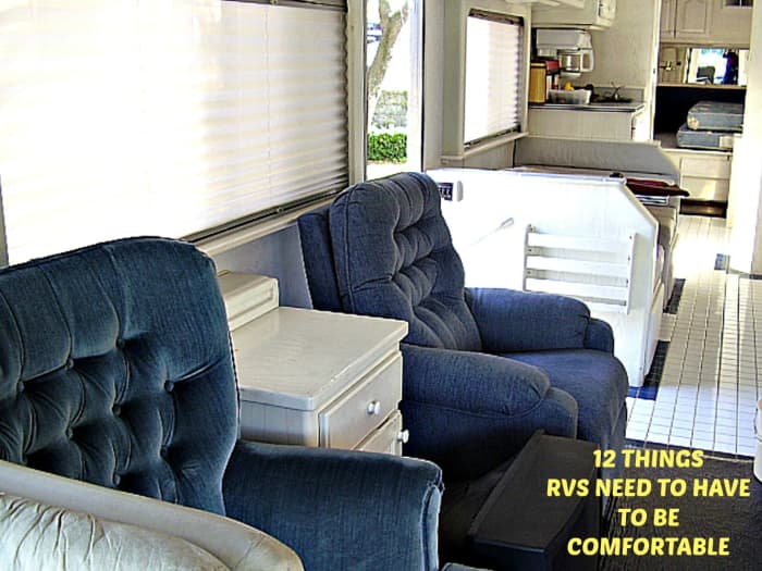 If you want to be comfortable when using your RV, you need to have these 12 items on or in your coach.