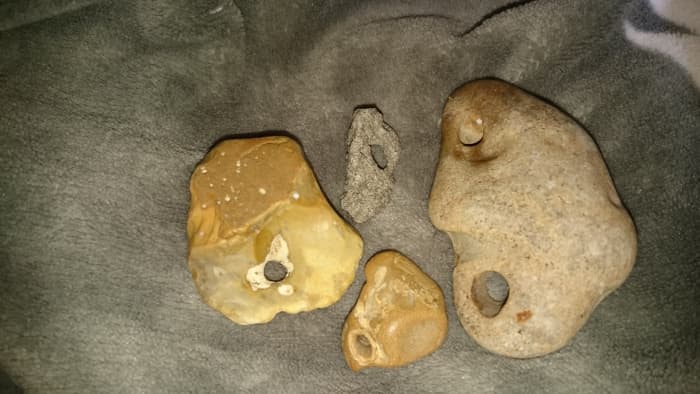 Legand says that holey stones can help you see what is normally hidden from view.