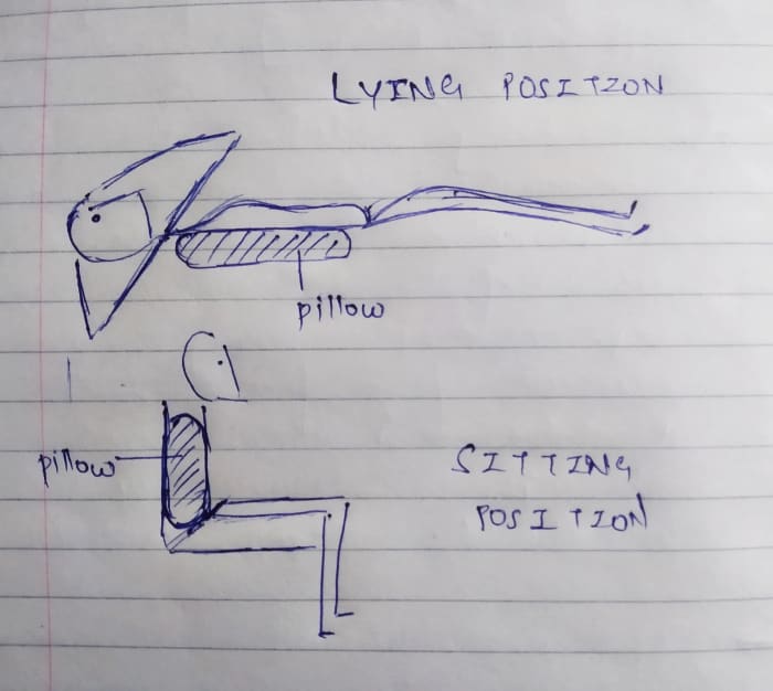 Lying on your back with something like a firm pillow to prop you up can help open up the cervical and thoracic spine.