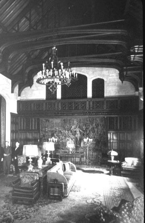 The "haunted" music room at the mansion of Asa Candler, Jr.