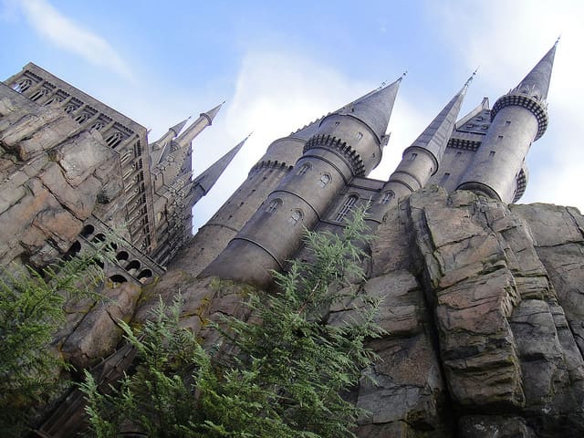Hogarts is focused on education but is just as much a fortress against the Dark wizards who dare to threaten it.