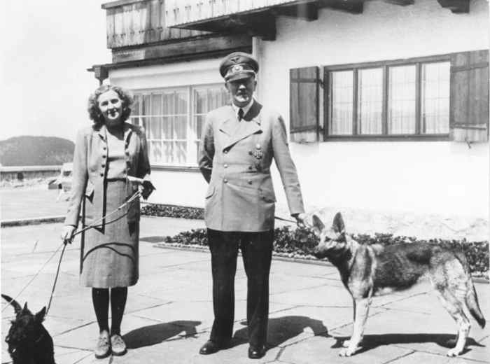 Adolf Hitler was quite fond of his German Shepard. Her name was, of course, Blondi.