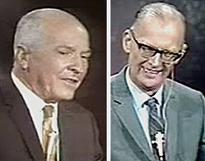 Golden Age grand masters Robert A. Heinlein and Arthur C. Clark were interviewed by CBS News Anchor Walter Cronkite on July 20, 1969 during the Apollo 11 moon landing.