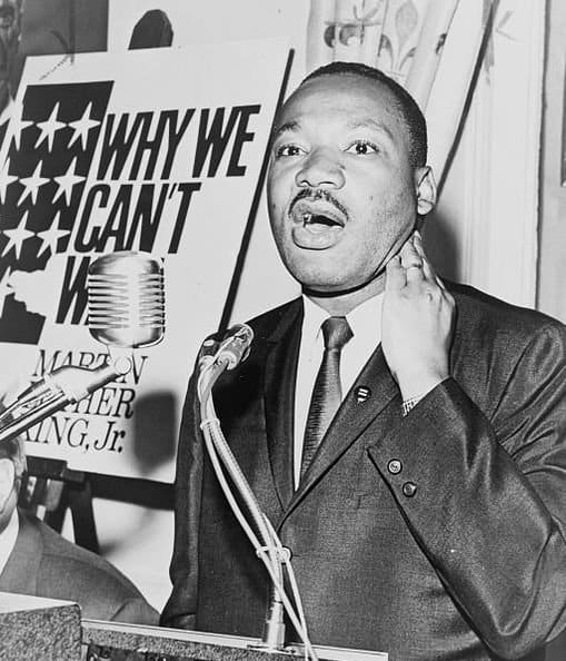 Martin Luther King in 1964.